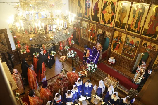 Архиерейская служба на Светлой седмице